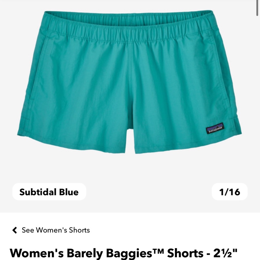 Patagonia Women’s Barely Baggies Shorts 2.5”inseam